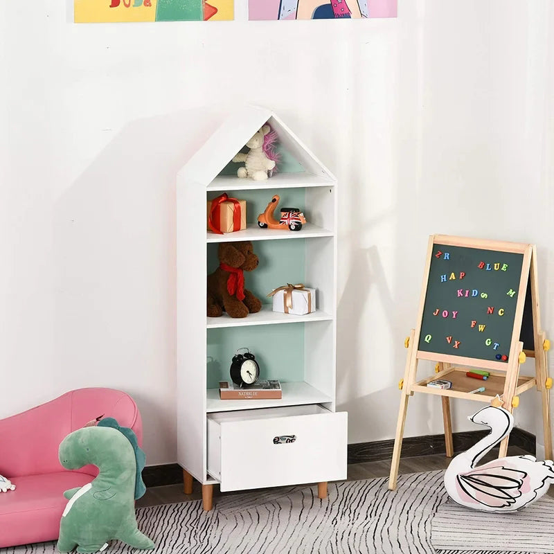 mutu Furniture cabinet four-story locker 311-011  Solid wood toy storage cabinet Creative children's drawer type organizing cabinet in kindergarten