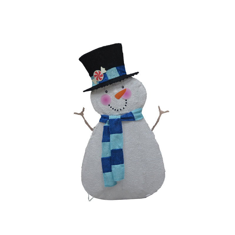 Hongfa Lights Snowman With Snowball   Snowman With Blue Scarf snowman with red scarf  1,000 Pieces Handheld Performance Props