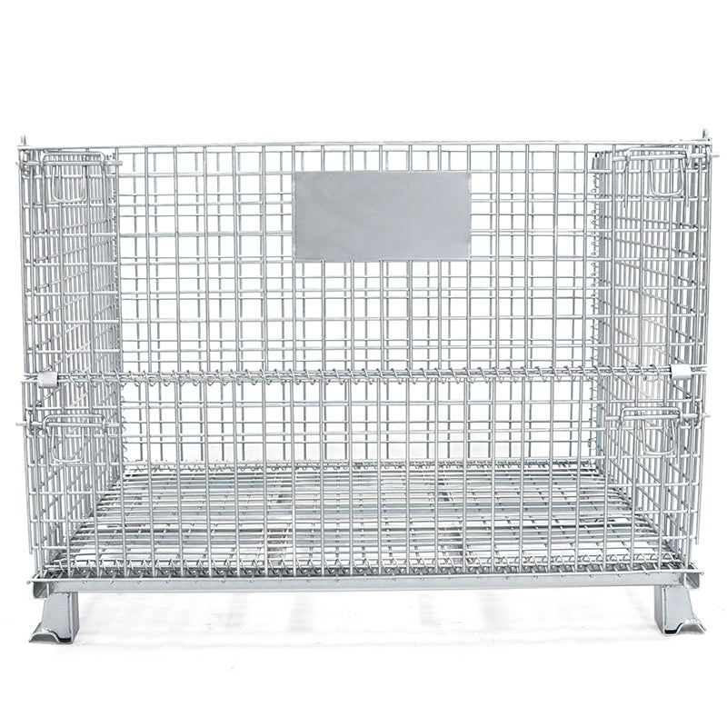 zhihong Storage cage   Folding storage cage workshop for storing iron frame logistics turnover cages