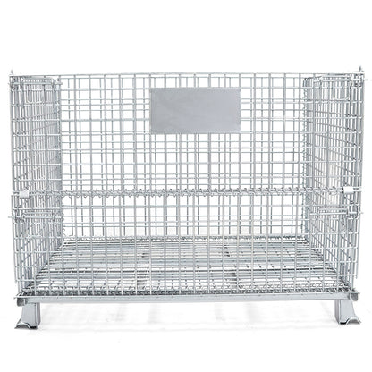 zhihong Storage cage   Folding storage cage workshop for storing iron frame logistics turnover cages