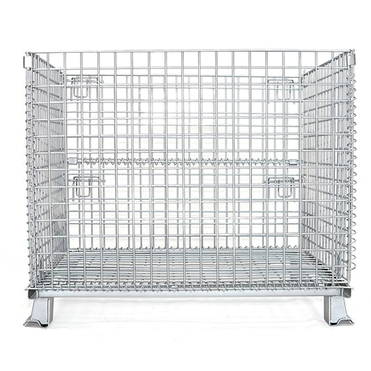 zhihong Storage cage   Folding storage cage workshop for storing iron frame logistics turnover cages