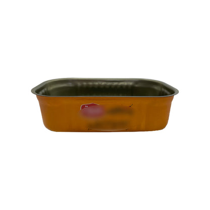 xinrui Empty tinplate cans (Color Printing) Thickened iron box, rectangular aluminum foil dining box, disposable iron can