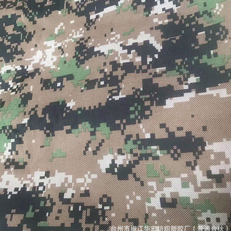 jinniu 600D camouflage cloth printed Oxford cloth 3-color pattern numerous European standard environmental protection color fastness