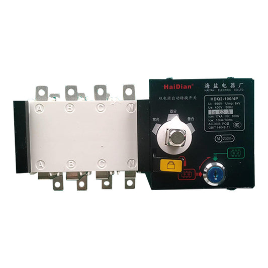 haiyan Double power automatic transfer switch(Please consult customer service for pricing)  Three-phase four-wire isolation switch is safe and durable