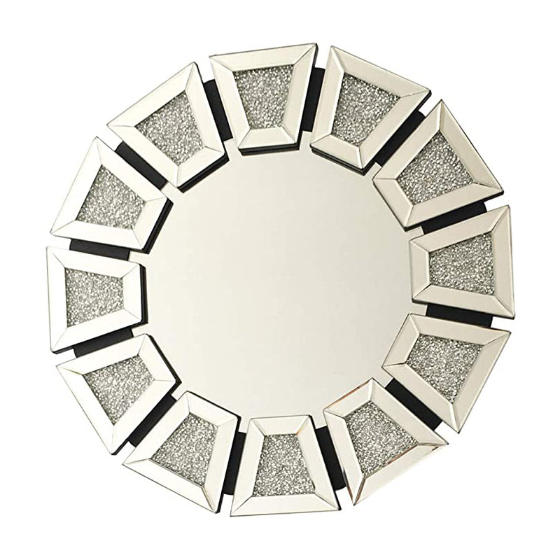 huaguan TopB Mirrors Decorative Wall Mirror with Crystal 60 * 60CM