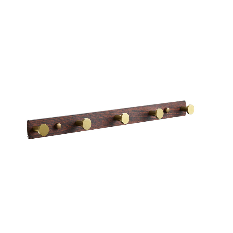 jinbang iron hook at the end of a line Woodgrain with brushed gold hooks