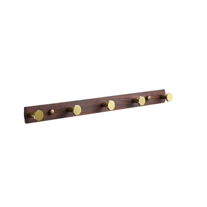 jinbang iron hook at the end of a line Woodgrain with brushed gold hooks