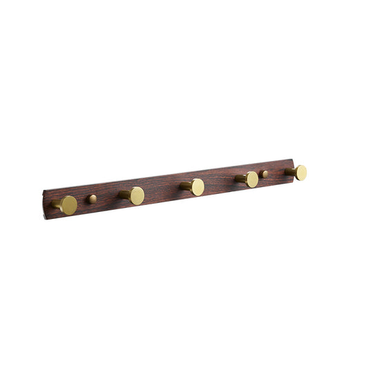 jinbang iron hook at the end of a line Woodgrain with brushed gold hooks