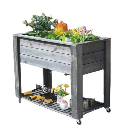 linfeng Wooden flower box/wooden flower bucket/wooden seedbed(Please consult customer service for pricing)