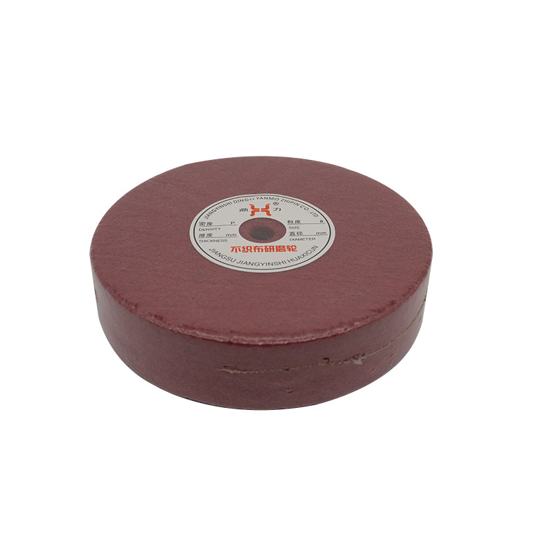 dingli Iron red all-round nylon wheel  Polishing wheel, wire drawing wheel, fine polishing wheel