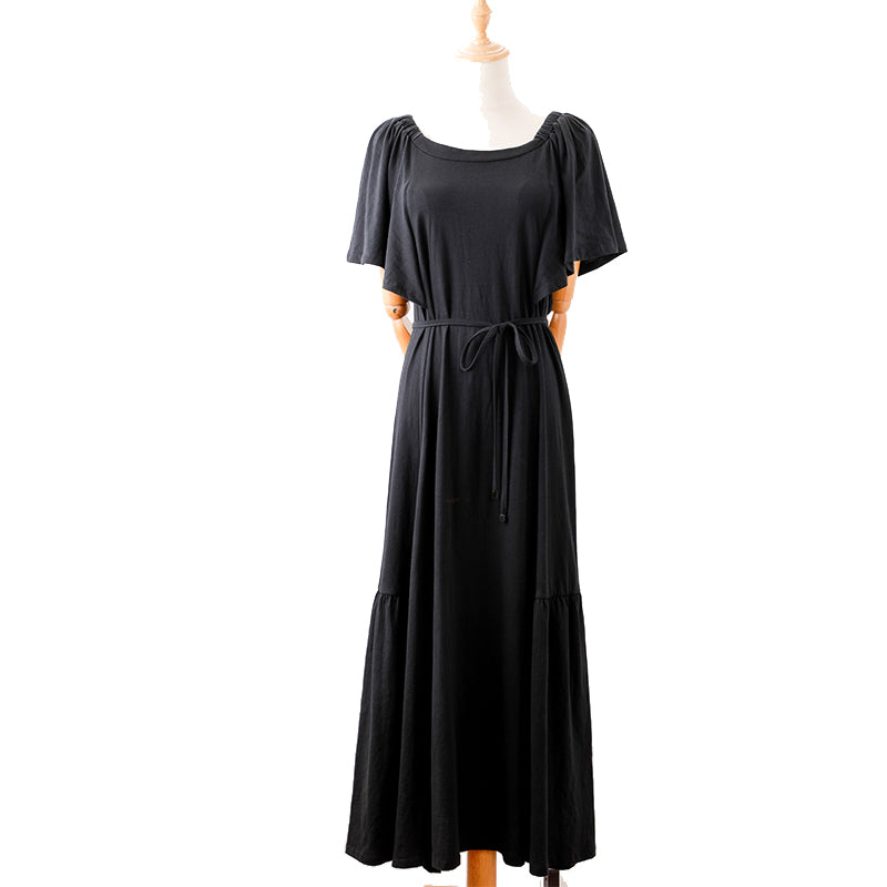 High end temperament dress, new high waisted dress, slim waist dress