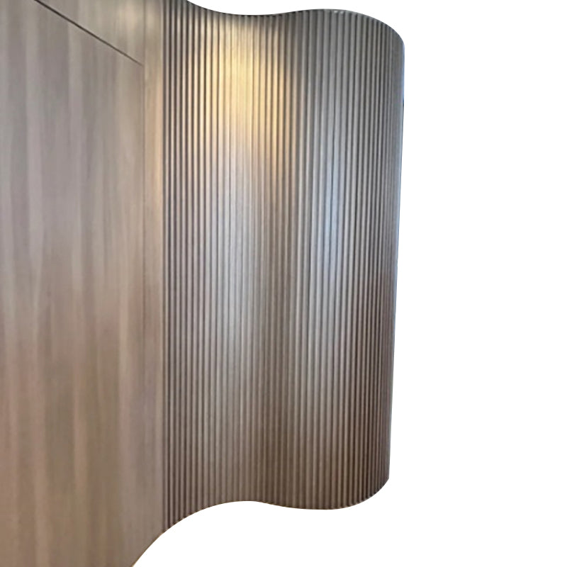 zunsheng Siding 2   Simple modern rotating solid wood grille