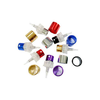 xinye Perfume sprayer 13/415LK  Aluminum shell nozzle high-grade bright silver spray pump head