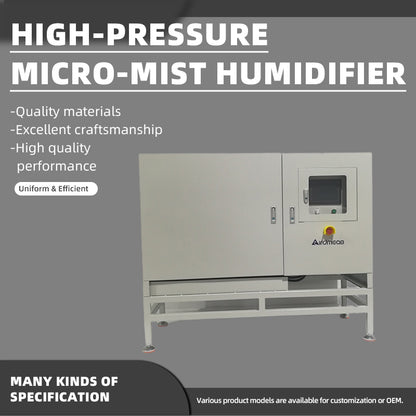 Airdmeas High-pressure micro-mist humidifier. It is energy-saving and environmentally friendly, with uniform atomization. It is a dust-reducing, cooling and humidifying device for workshops and factories(Please consult customer service for pricing)