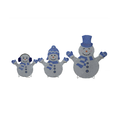 Hongfa Lights  Snowman Family   Printed Decorative Balls 1,000 Pieces Warm Colour Lamp Ornament Lamp