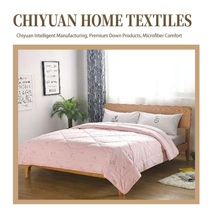 CHIYUAN Colour-printed high-pile quilt（Products can be customized, price ask customer service）