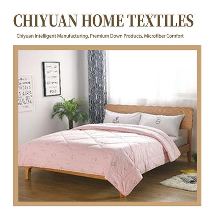 CHIYUAN Colour-printed high-pile quilt（Products can be customized, price ask customer service）