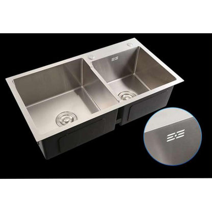 haixi Stainless steel flume flat side double basin(Vui lòng tham khảo dịch vụ khách hàng để biết giá)