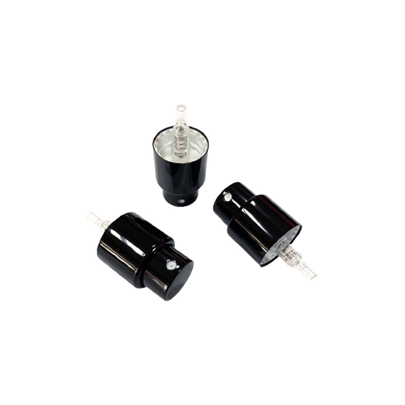 xinye Perfume sprayer 18/415LK  Aluminum shell nozzle high-grade bright silver spray pump head