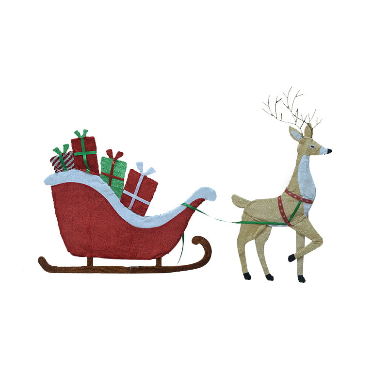 Hongfa Lights  Standing Deer   Standing Deer Sledding 1,000 Pieces Ornaments Cute deer