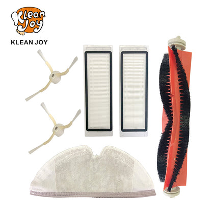 lanyu xiaomi S50 robot kit 2hepa filter +1roller brush +2side brush  +1mop pads for Xiaomi Mi Mijia S50 S51 Robot  Sweep and drag integrated machine
