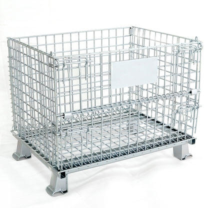 zhihong Storage cage   Folding storage cage workshop for storing iron frame logistics turnover cages