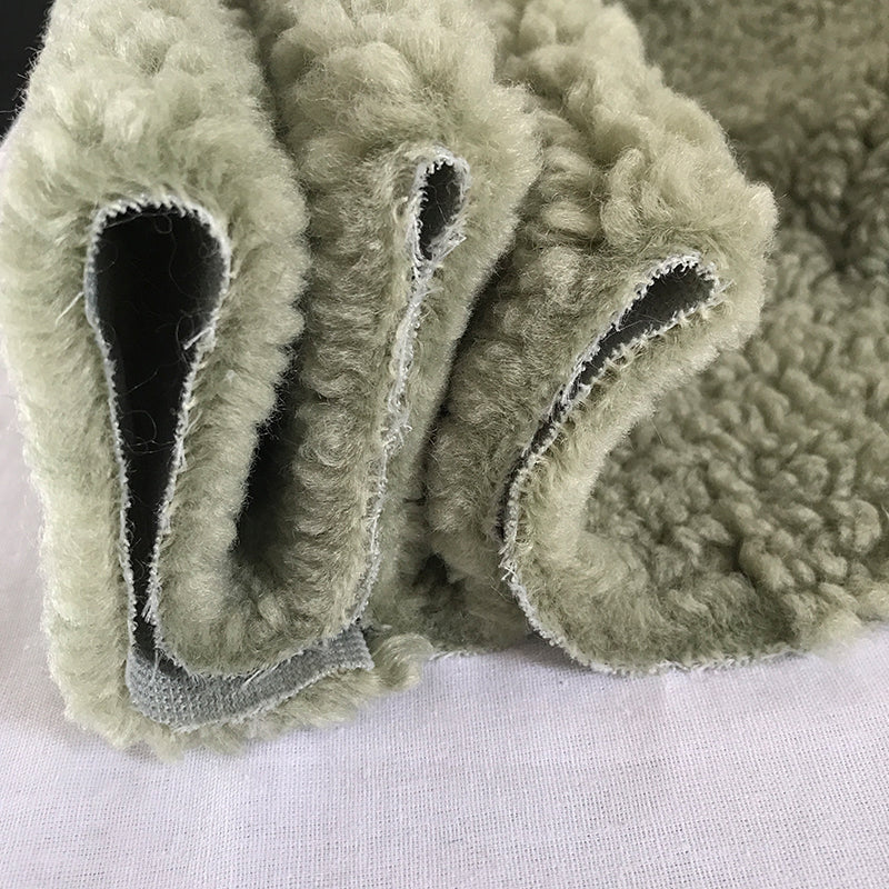 kaifuer Wool-like ears of wheat   Cloth  Lamb clothing fabric