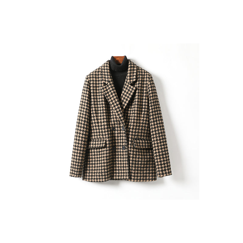 minwang Plaid blouse 01DS6438