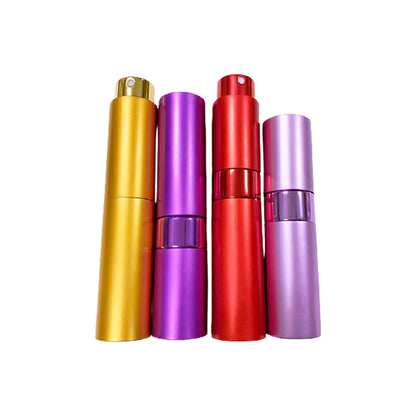 xinye Rotary perfume spray bottle  Aluminum shell nozzle high-grade bright silver spray pump head