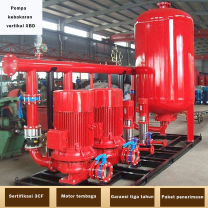 yiju Fire pump, high pressure fire hydrant, spraying, increasing and stabilizing pressure, complete set of 3CF vertical pipeline multistage centrifugal pump