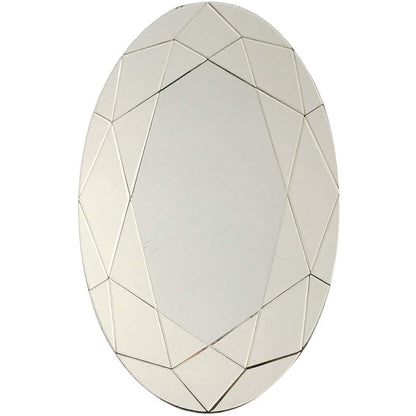 huaguan TopB Mirrors Decorative Wall Mirror with Crystal 60 * 60CM