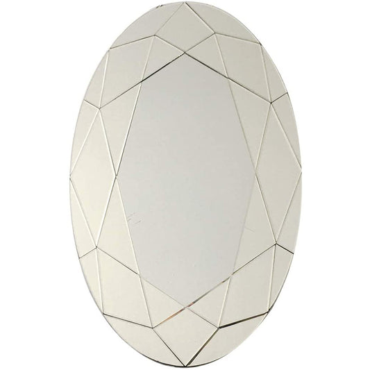 huaguan TopB Mirrors Decorative Wall Mirror with Crystal 60 * 60CM