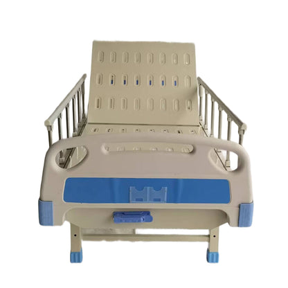 huiteng ABS Perforated Panel Single-Crank Bed Medical Nursing Bed with Adjustable Guardrails  2060*970*500