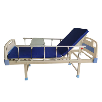 huiteng ABS Perforated Panel Single-Crank Bed Medical Nursing Bed with Adjustable Guardrails  2060*970*500