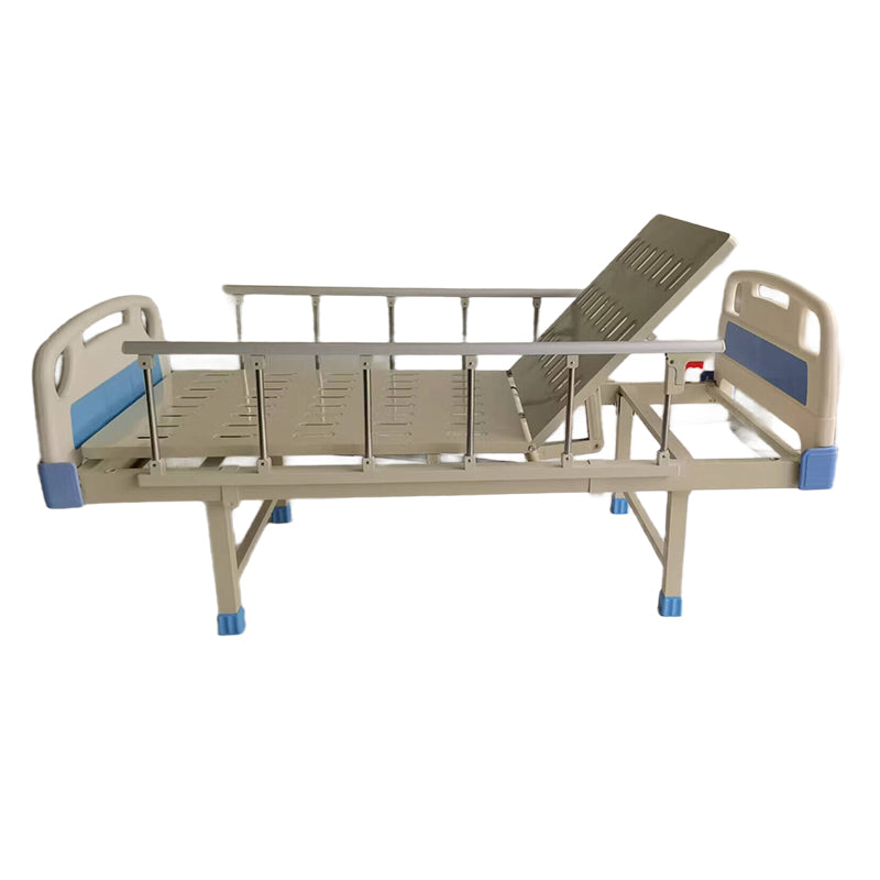 huiteng ABS Perforated Panel Single-Crank Bed Medical Nursing Bed with Adjustable Guardrails  2060*970*500