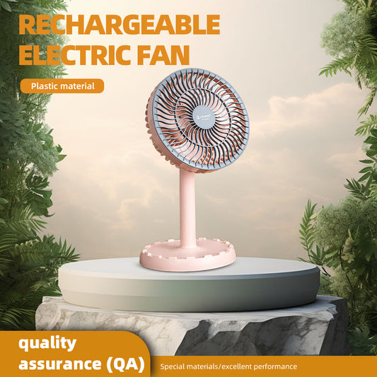 jinyan Rechargeable Electric Fan USB Rechargeable Desk Fan – 3 Silent Speeds JY-2516  300 pieces