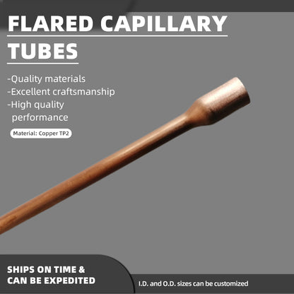 sancai Flared capillary tube, high - precision, wear - resistant and corrosion - resistant φ4.76*φ3.36*L / Flared port φ7.0(Please consult customer service for pricing)