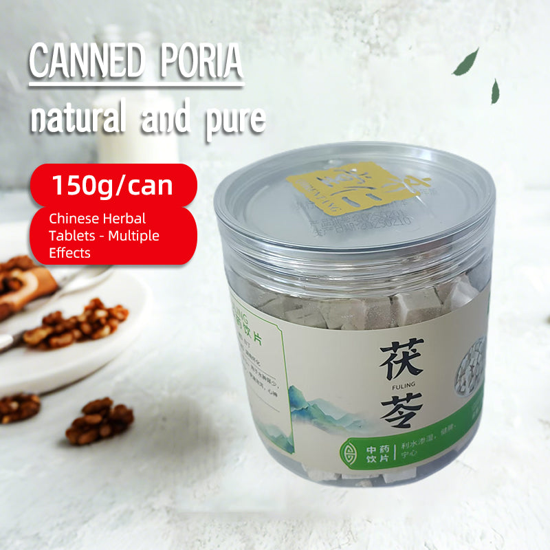 qirentang Poria cocos, a traditional Chinese medicinal material for invigorating the spleen and calming the mind 120 cans