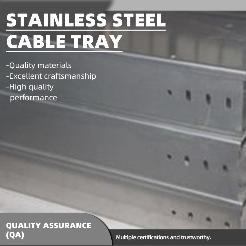 yunlong Industrial-Grade Stainless Steel Cable Tray for Strong and Weak Current Engineering Cable Racking(Please consult customer service for pricing)