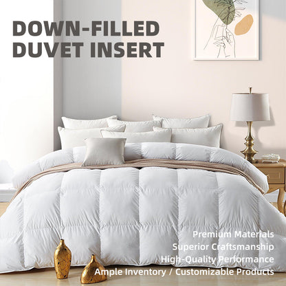 chiyuan Down-filled duvet insert, fluffy, breathable, twin-size spring/autumn comforter(Please consult customer service for pricing)