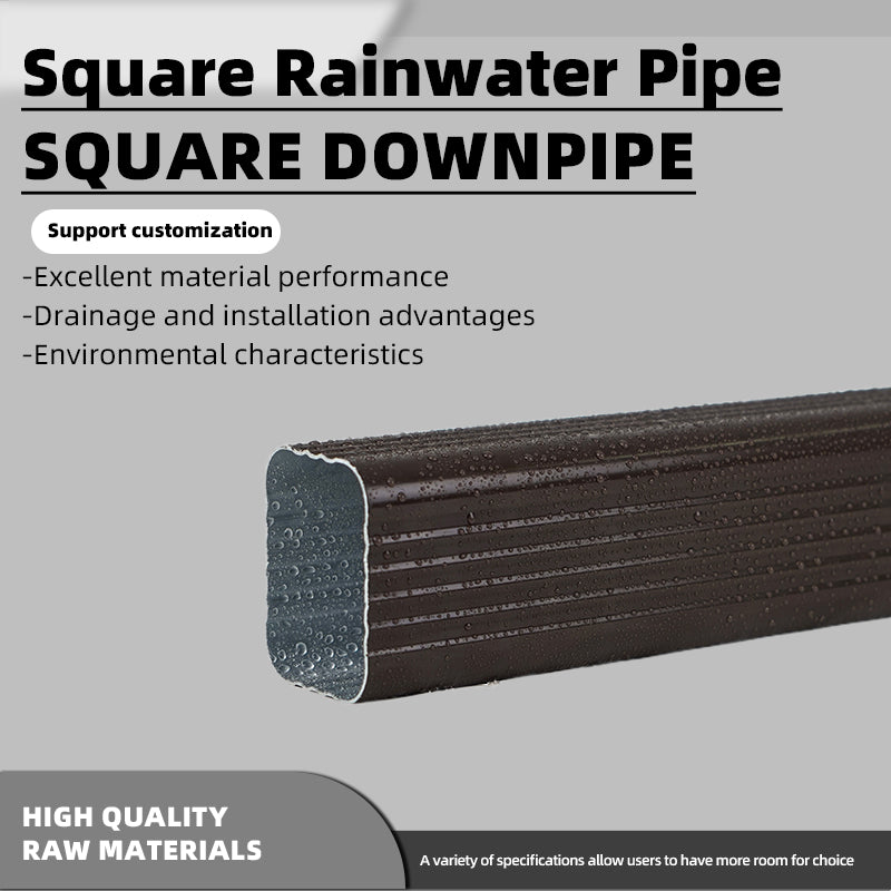 shunshui Square downpipe. Square downspout. Square downspout for roof drainage, which is corrosion-resistant(Please consult customer service for pricing)