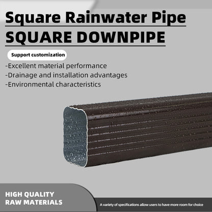 shunshui Square downpipe. Square downspout. Square downspout for roof drainage, which is corrosion-resistant(Please consult customer service for pricing)