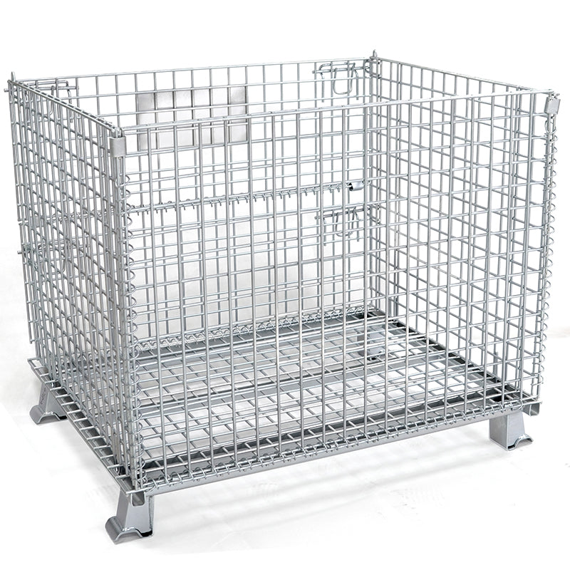 zhihong Storage cage   Folding storage cage workshop for storing iron frame logistics turnover cages