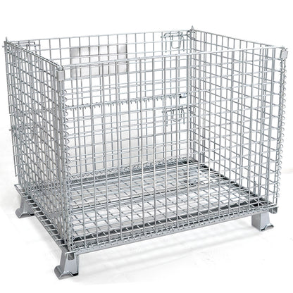 zhihong Storage cage   Folding storage cage workshop for storing iron frame logistics turnover cages