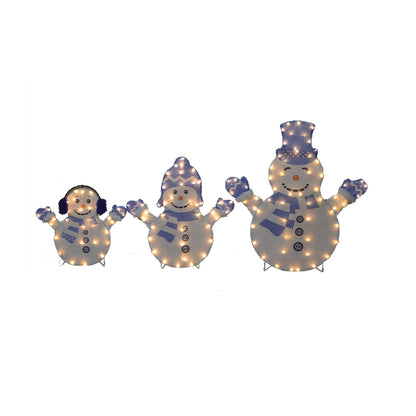 Hongfa Lights  Snowman Family   Printed Decorative Balls 1,000 Pieces Warm Colour Lamp Ornament Lamp
