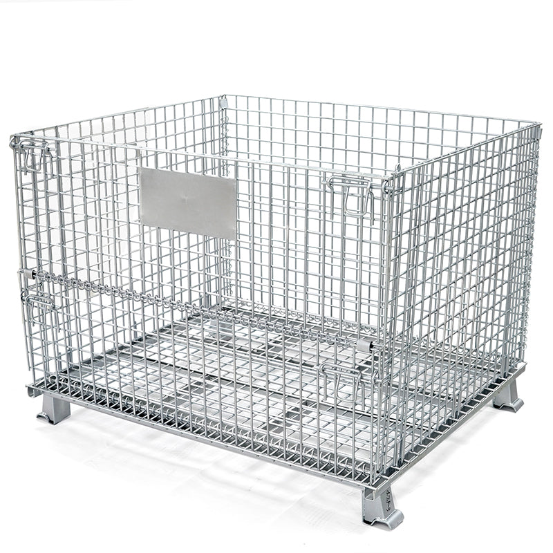 zhihong Storage cage   Folding storage cage workshop for storing iron frame logistics turnover cages