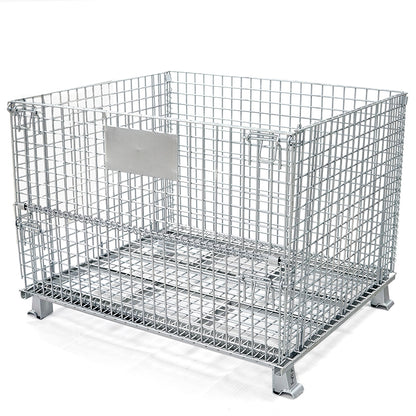 zhihong Storage cage   Folding storage cage workshop for storing iron frame logistics turnover cages