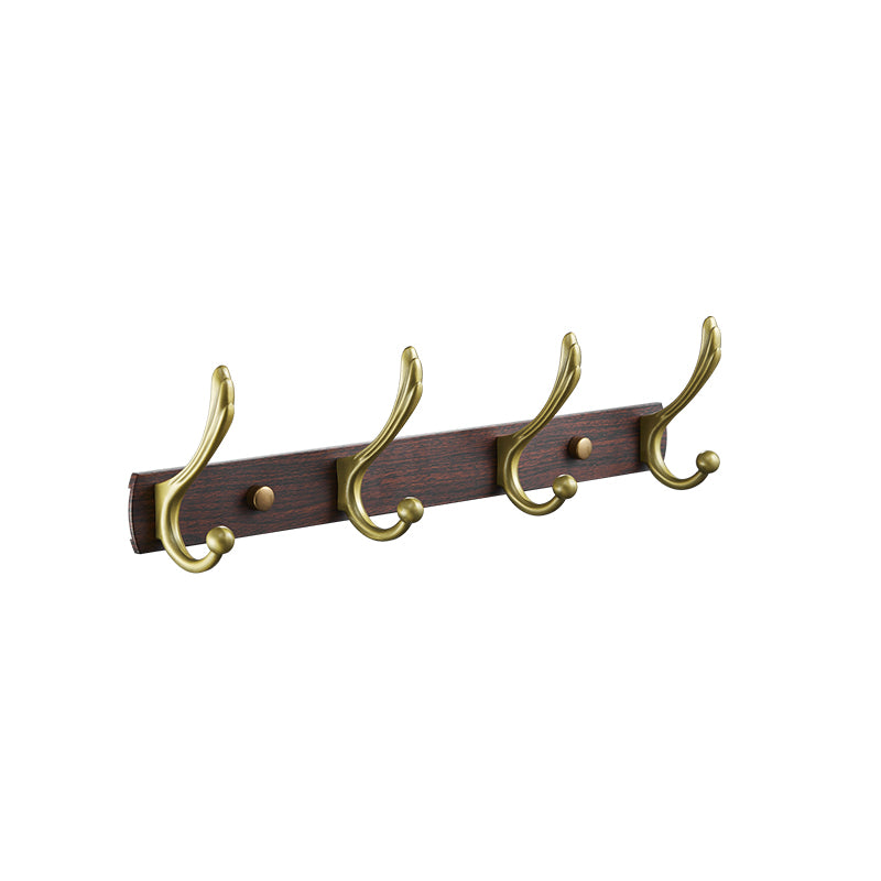 jinbang iron hook at the end of a line Woodgrain with brushed gold hooks