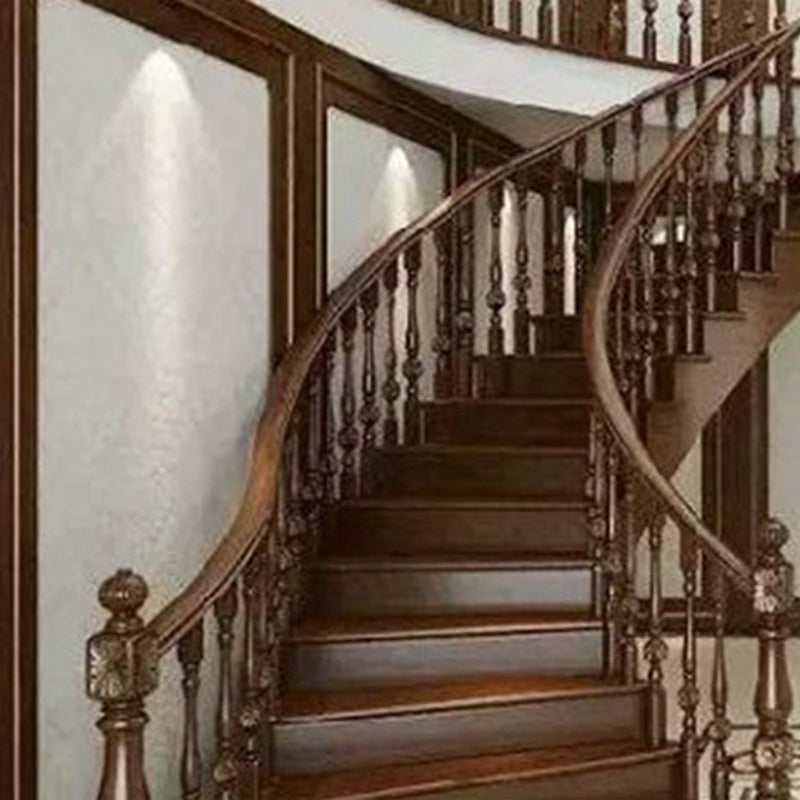 minghao Whole house custom whole wood staircase Chinese European style various styles of custom(Please consult customer service for pricing)