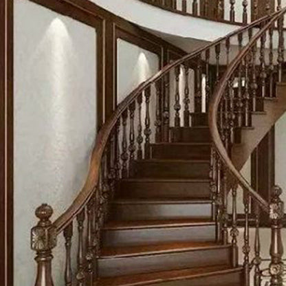 minghao Whole house custom whole wood staircase Chinese European style various styles of custom(Please consult customer service for pricing)